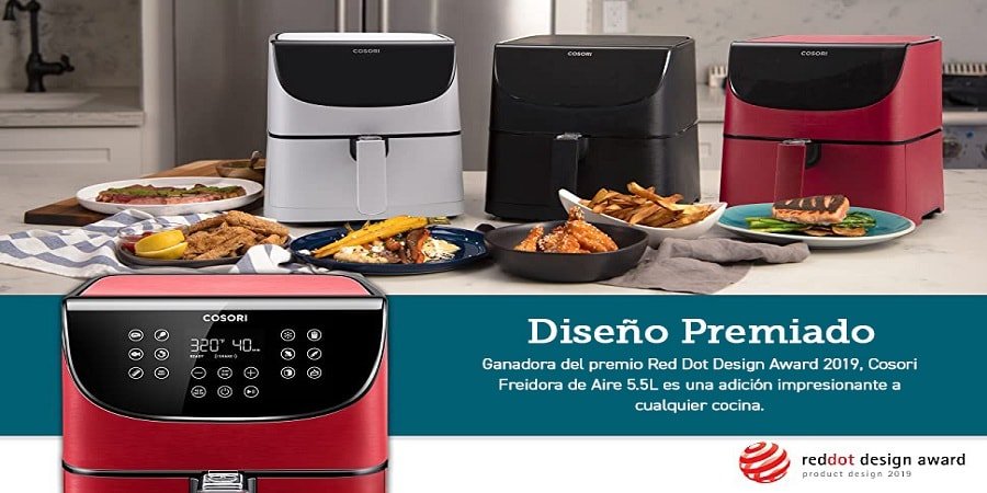 cosori freidora sin aceite 5,5l